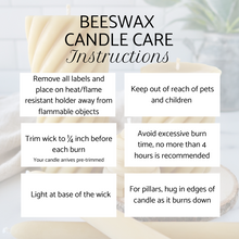 Load image into Gallery viewer, Pure Beeswax Twisted Pillar Candle - 8 oz