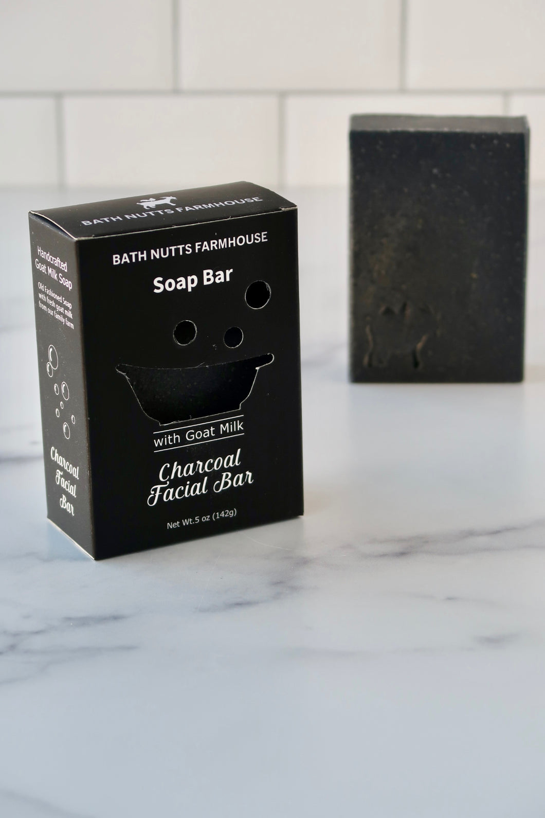 Charcoal Facial Bar with Organic Tamanu Oil