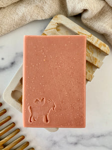 Rose Clay facial soap with essential oils 