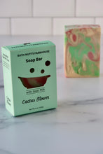 Load image into Gallery viewer, Cactus Flower Goat Milk Soap Bar