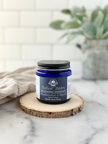 Tallow Balm - Frankincense & Myrrh Essential Oil Blend