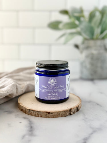 Tallow Balm - Relax Essential Oil Blend