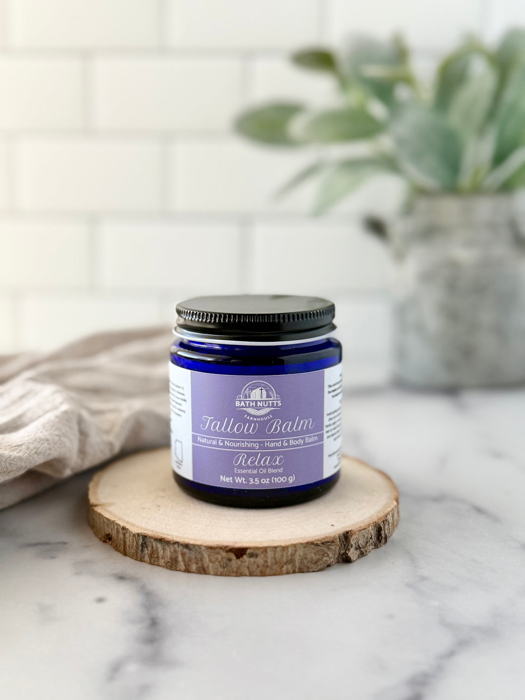 Tallow Balm - Relax Essential Oil Blend