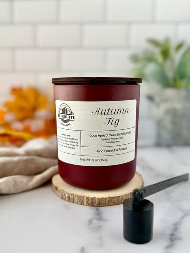 Autumn Fig Wooden Wick Candle
