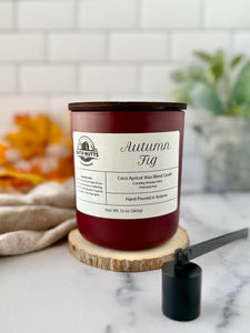 Autumn Fig Wooden Wick Candle