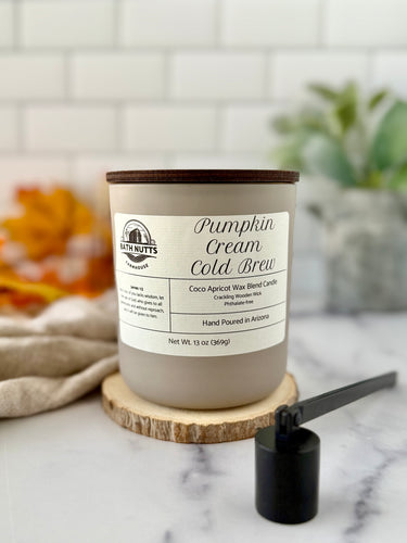 Pumpkin Cream Cold Brew Wooden Wick Candle