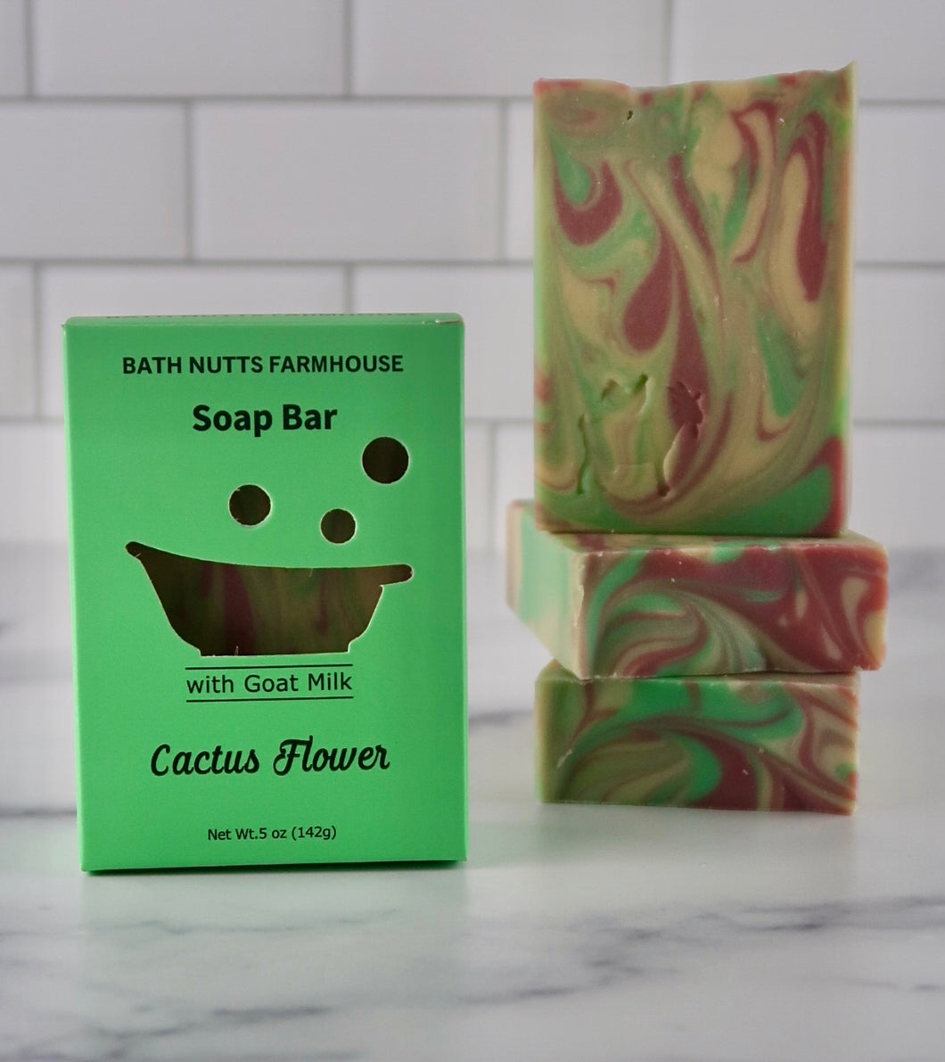 Cactus Flower Goat Milk Soap Bar