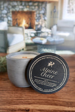 Load image into Gallery viewer, Alpine Cheer Concrete Candle in slate jar
