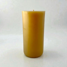 Load image into Gallery viewer, Beeswax candle on a white background