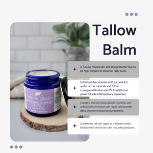 Benefits of tallow balm flyer