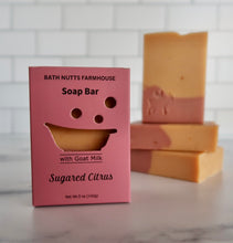 Load image into Gallery viewer, Sugared Citrus goat milk soap
