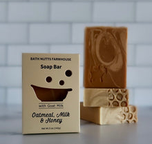 Load image into Gallery viewer, oatmeal milk &amp; honey goat milk soap